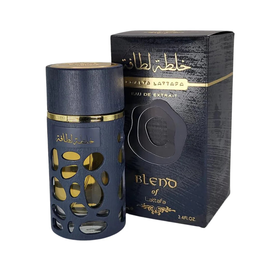 Perfume Lattafa Blend con frasco elegante y embalagem lujosa de 100 ml de extracto de perfume
